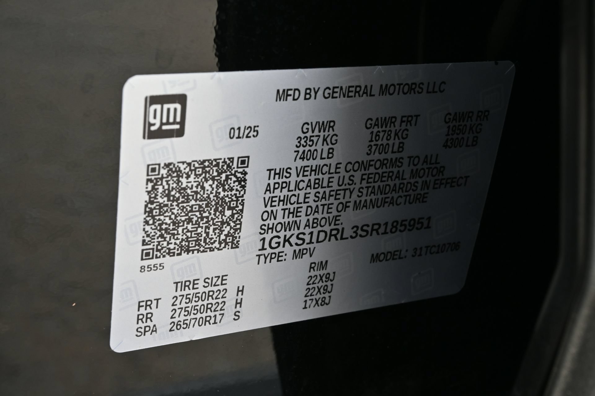 Used 2025 GMC Yukon Denali w/ Sun & Power Step Package RWD image 32