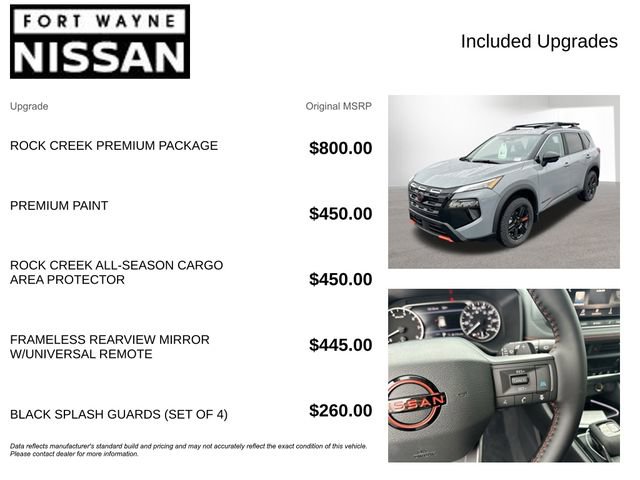 New 2026 Nissan Rogue SV w/ Rock Creek Premium Package image 4