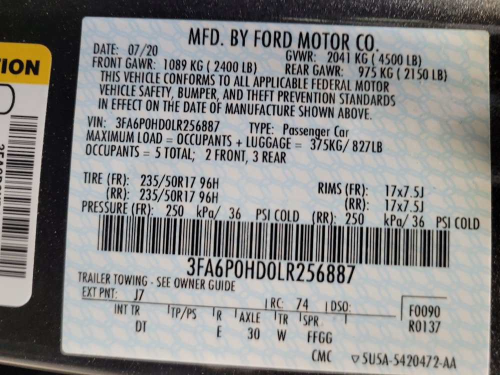 Used 2020 Ford Fusion SE FWD image 33