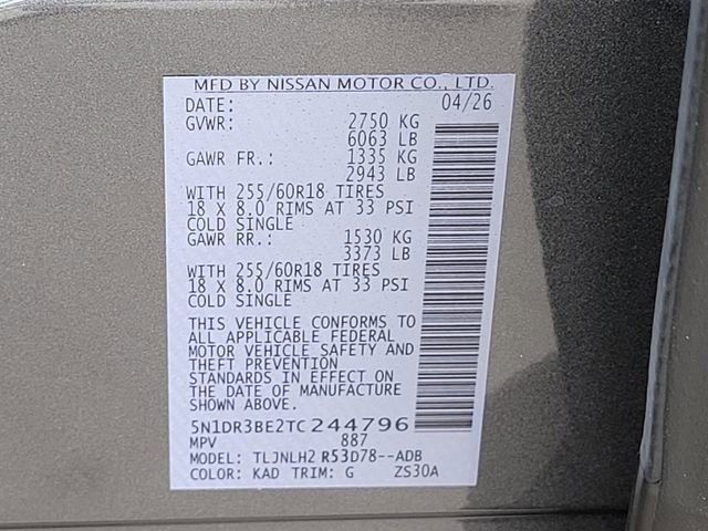 New 2026 Nissan Pathfinder SV w/ SV Premium Package AWD/4WD image 15