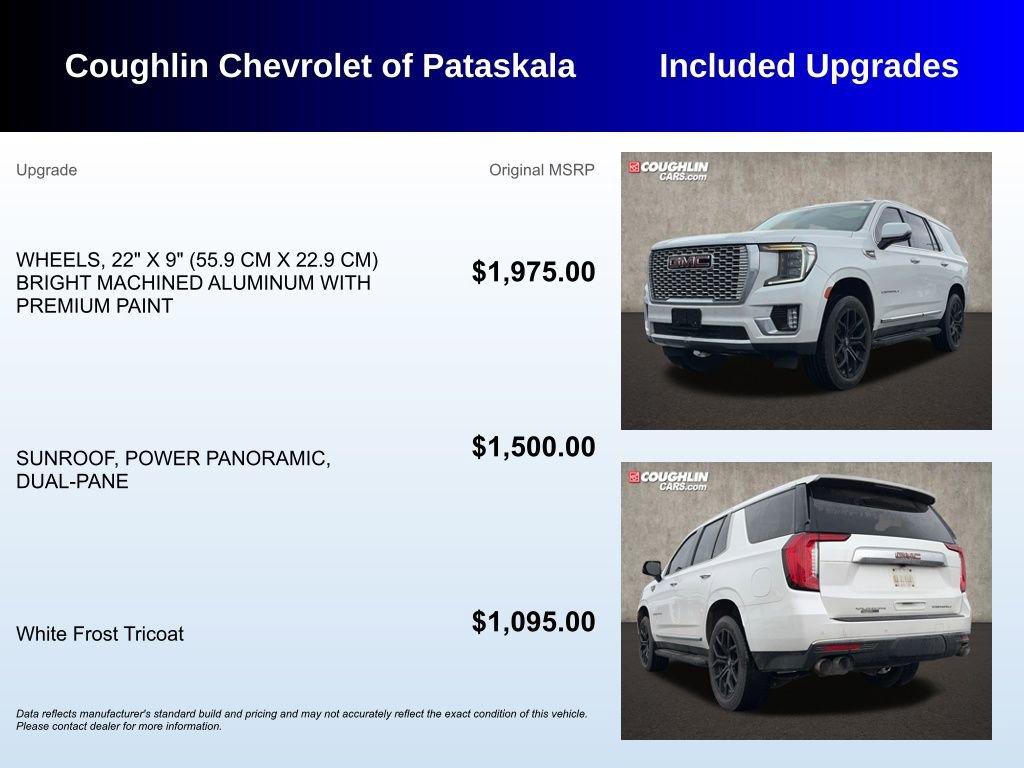 Used 2021 GMC Yukon Denali AWD/4WD image 3