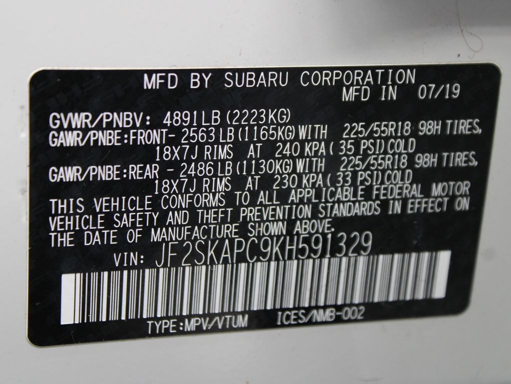Used 2019 Subaru Forester Sport w/ Popular Package #2 AWD/4WD image 64