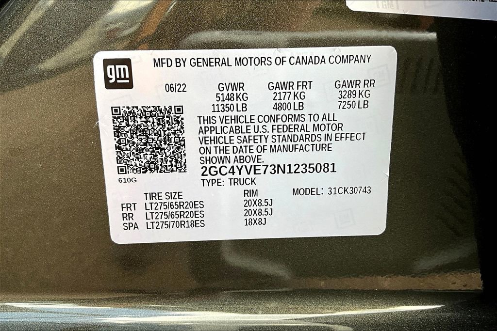 Used 2022 Chevrolet Silverado 3500 High Country w/ Technology Package image 36