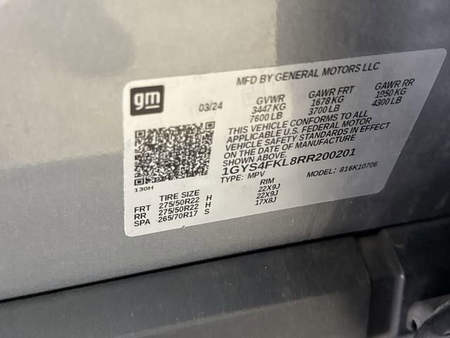 Used 2024 Cadillac Escalade Sport w/ LPO, ONYX Package AWD/4WD image 37