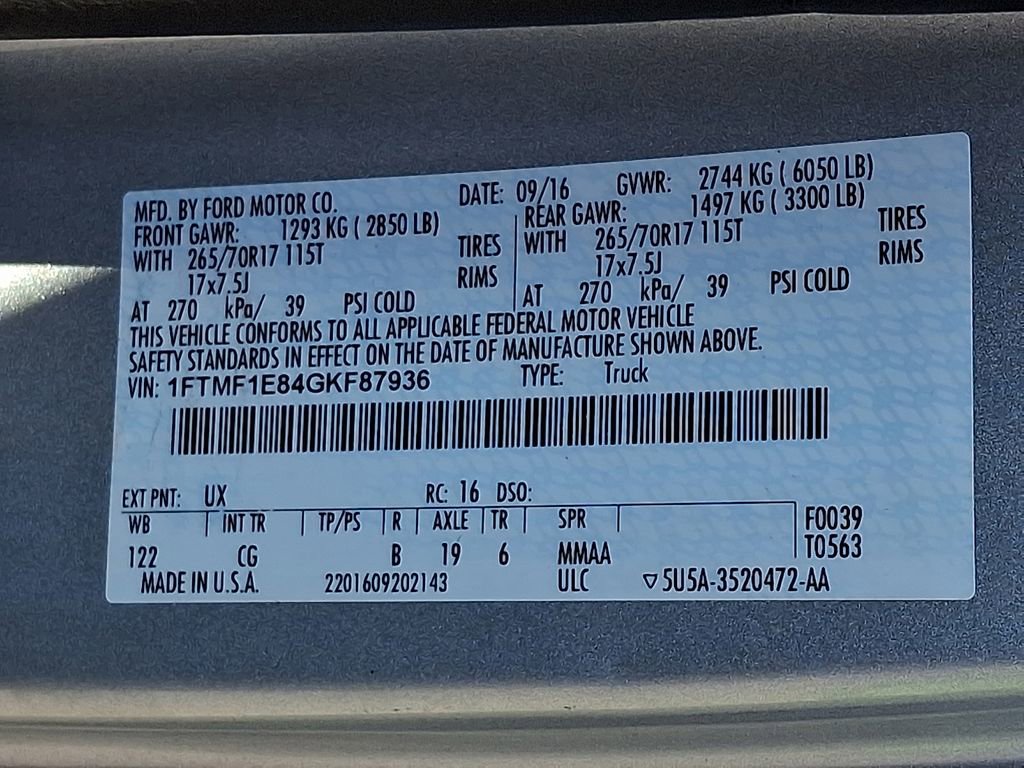 Used 2016 Ford F150 XL w/ Equipment Group 101A Mid AWD/4WD image 23