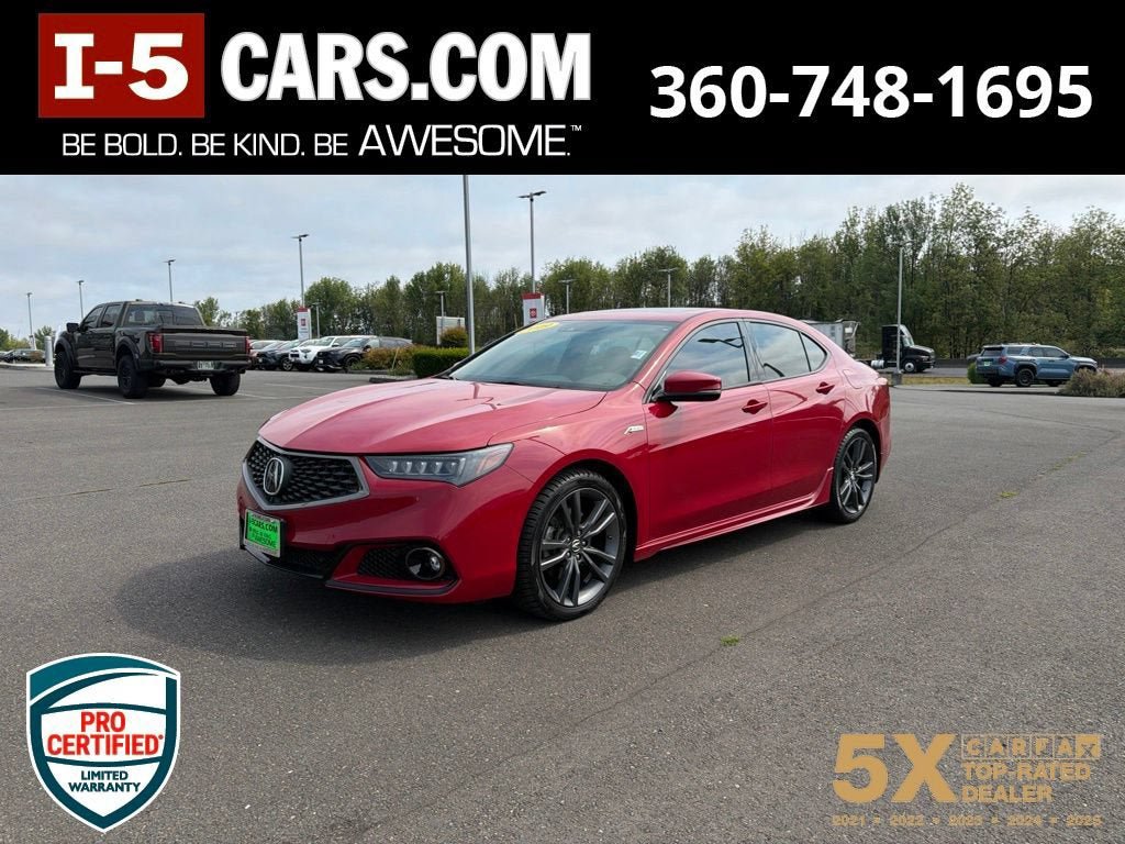 Used 2019 Acura TLX w/ Technology & A-SPEC Package