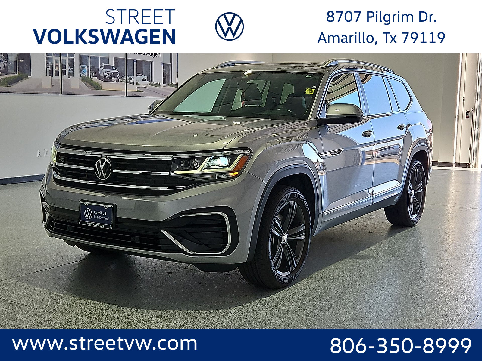 Certified 2022 Volkswagen Atlas SEL R-Line