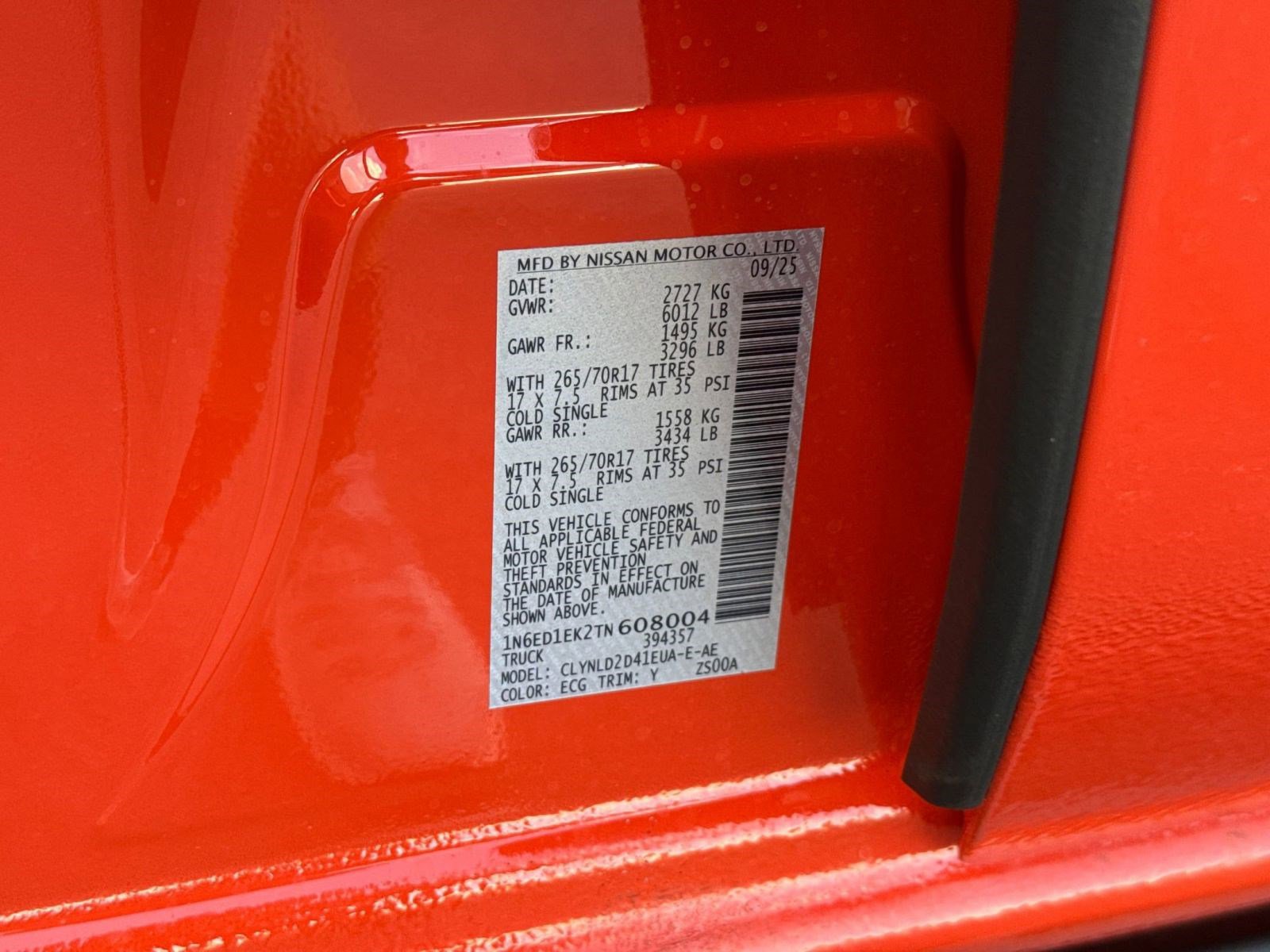 New 2026 Nissan Frontier PRO-4X w/ Pro Premium Package image 20