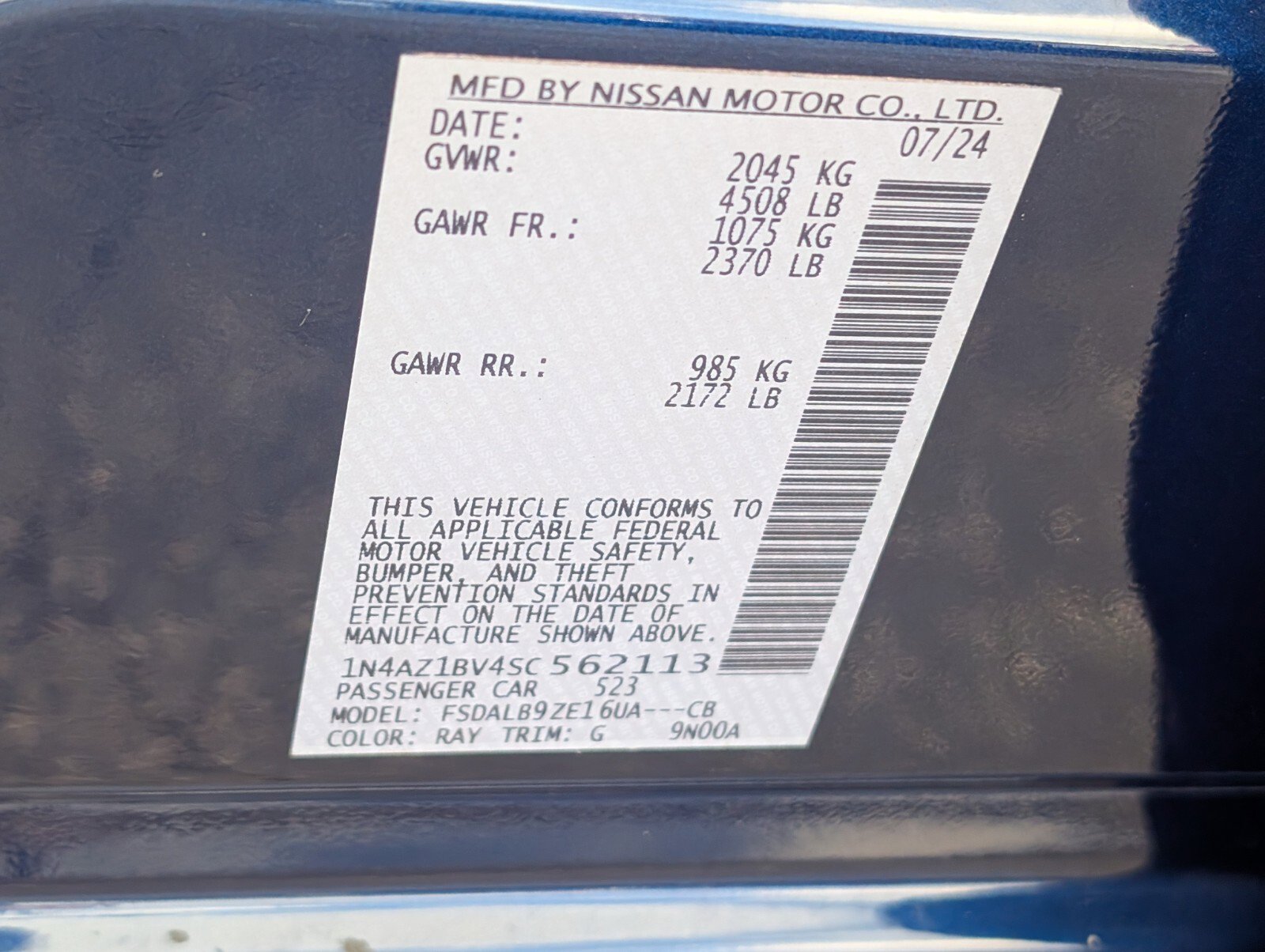 Certified 2025 Nissan Leaf S image 32