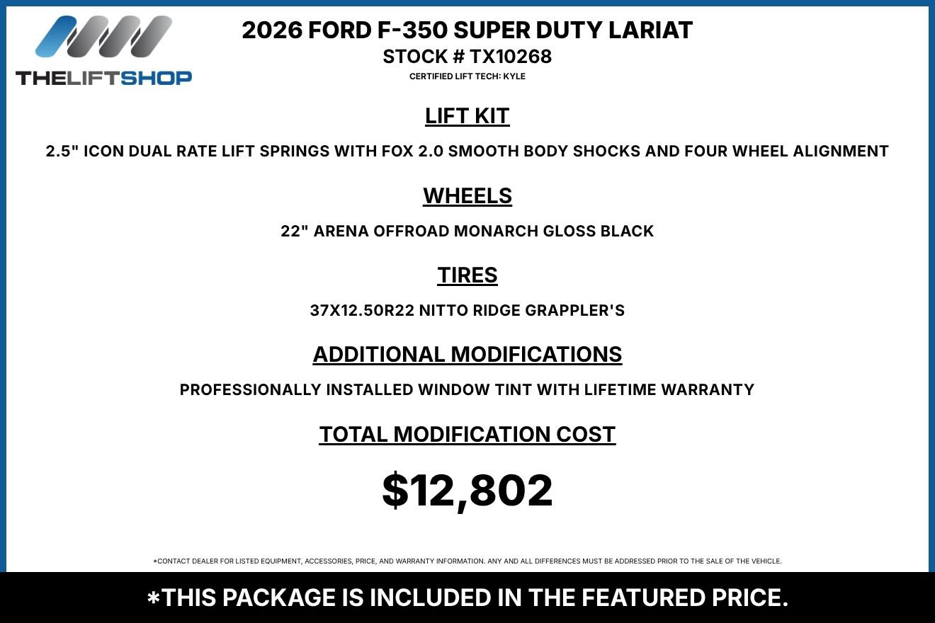 Used 2026 Ford F350 Lariat w/ Lariat Ultimate Package AWD/4WD image 2