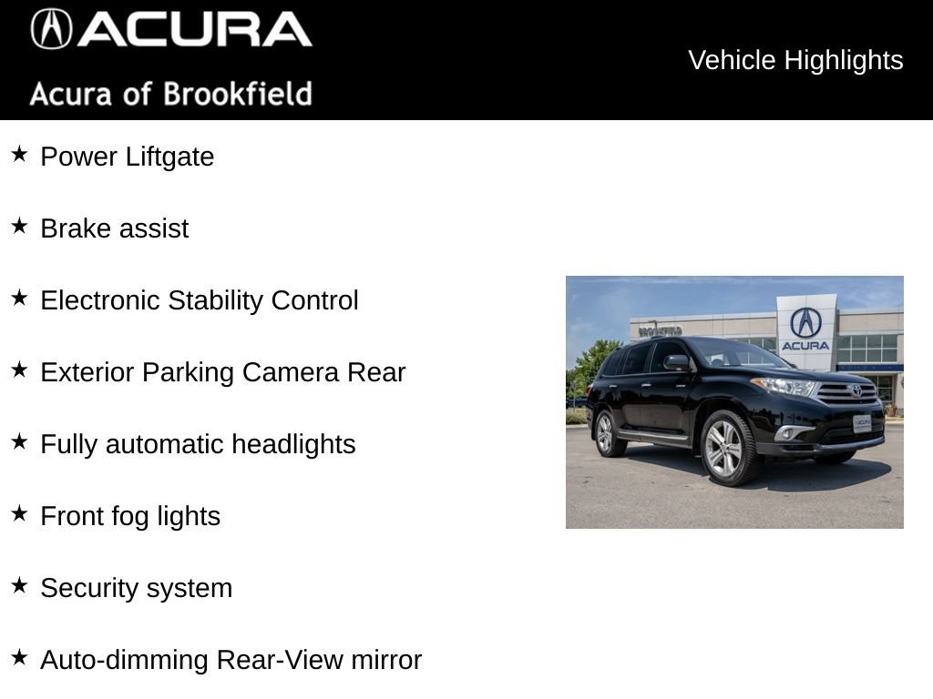 Used 2012 Toyota Highlander Limited w/ Tow Pkg AWD/4WD image 12