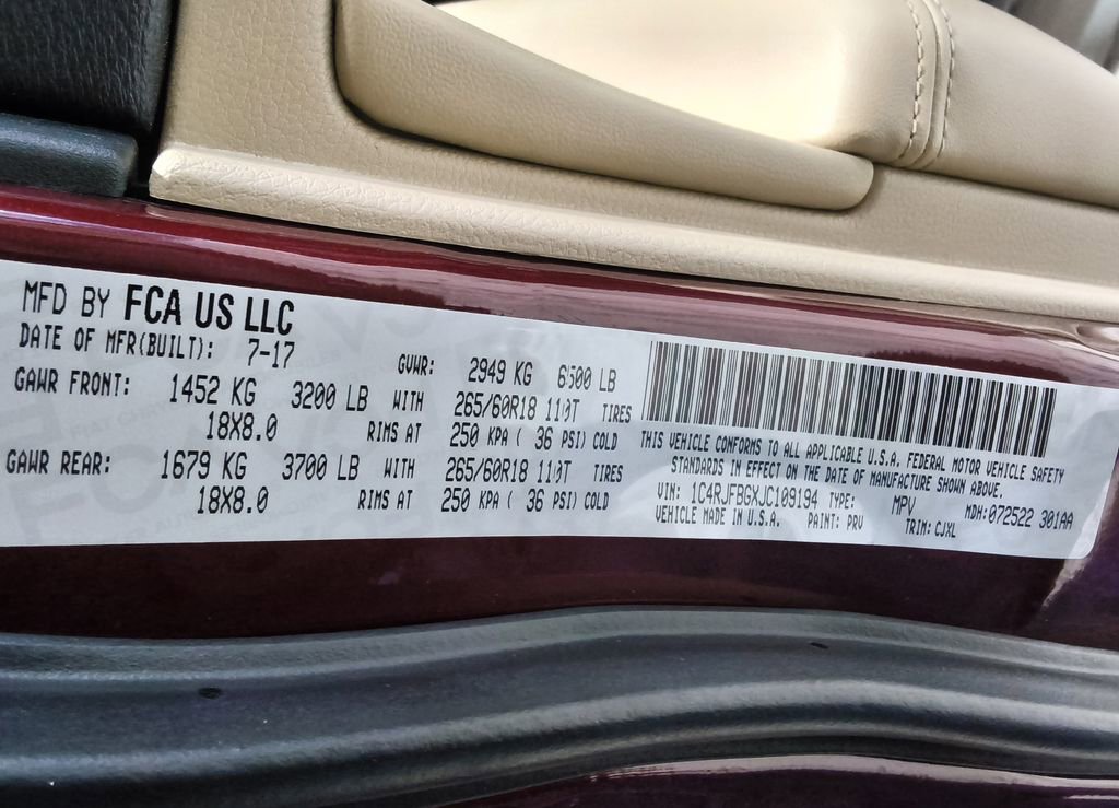 Used 2018 Jeep Grand Cherokee Limited image 15