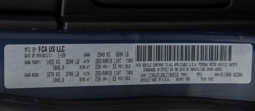 Used 2020 Jeep Grand Cherokee Trailhawk AWD/4WD image 34