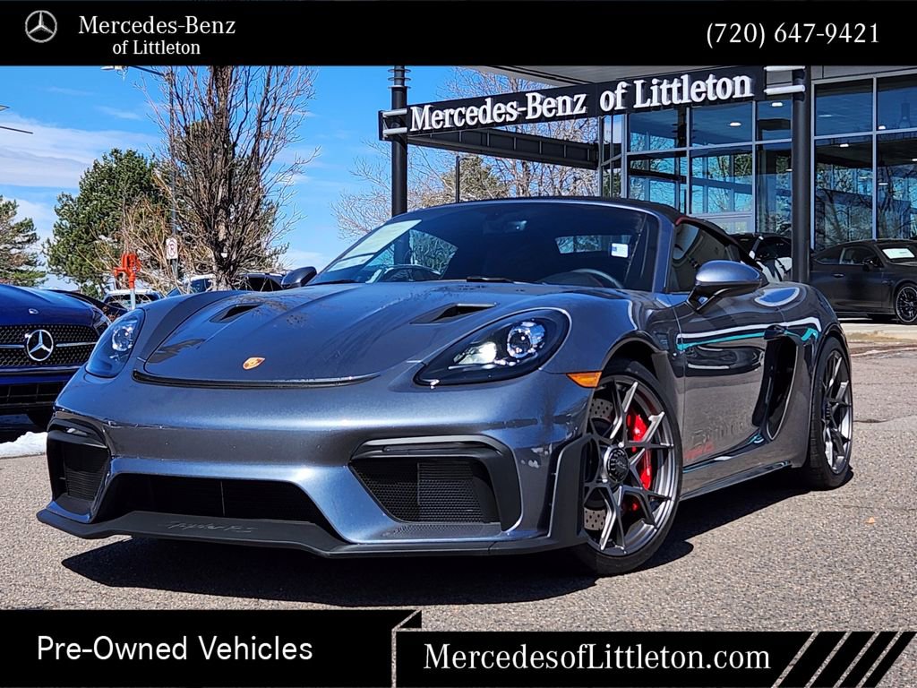 Used 2025 Porsche 718 Boxster Spyder RS w/ Accent Package Logos RWD image 1