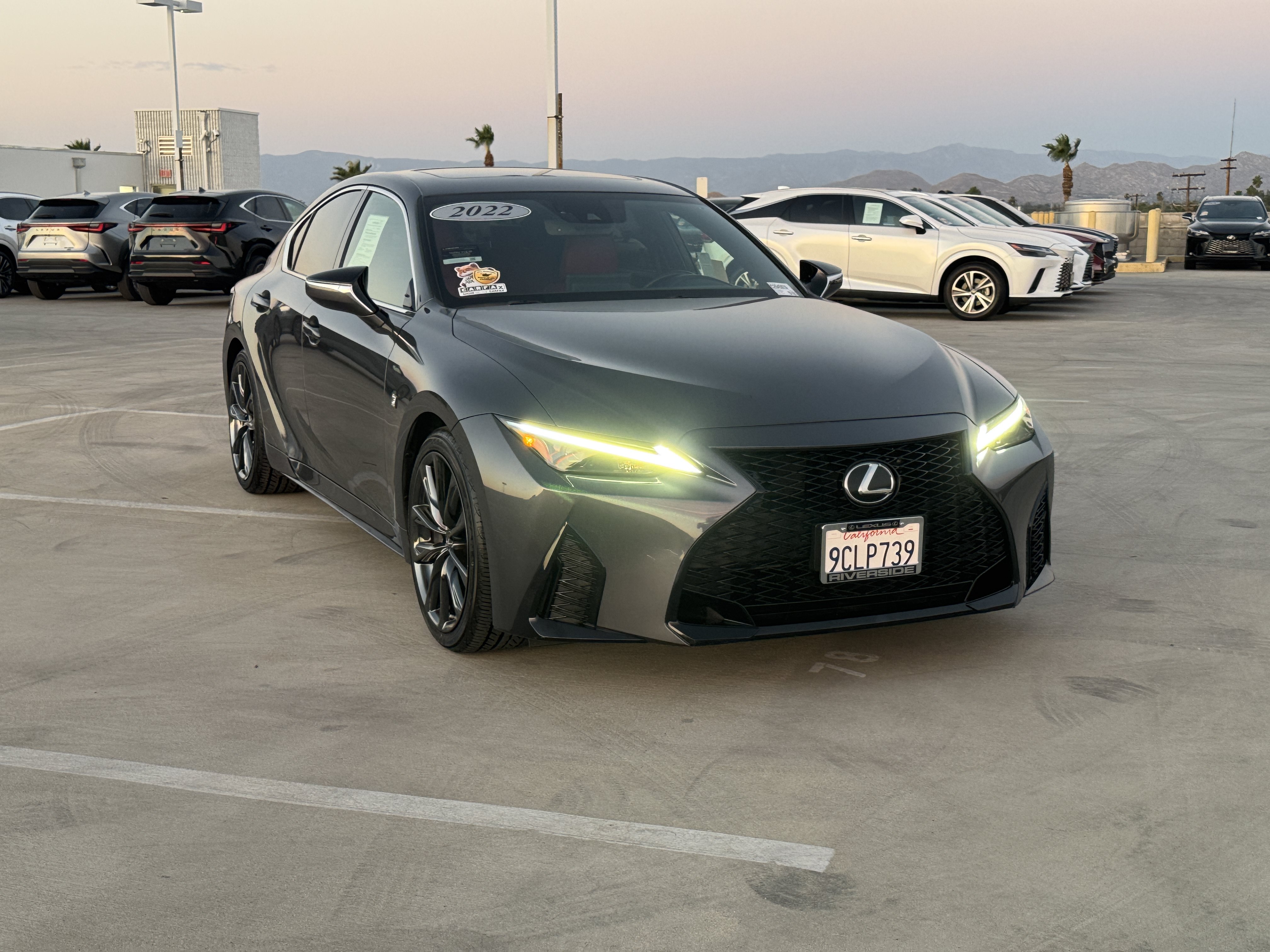 Certified 2022 Lexus IS 350 F Sport w/ Accessory Package RWD image 2