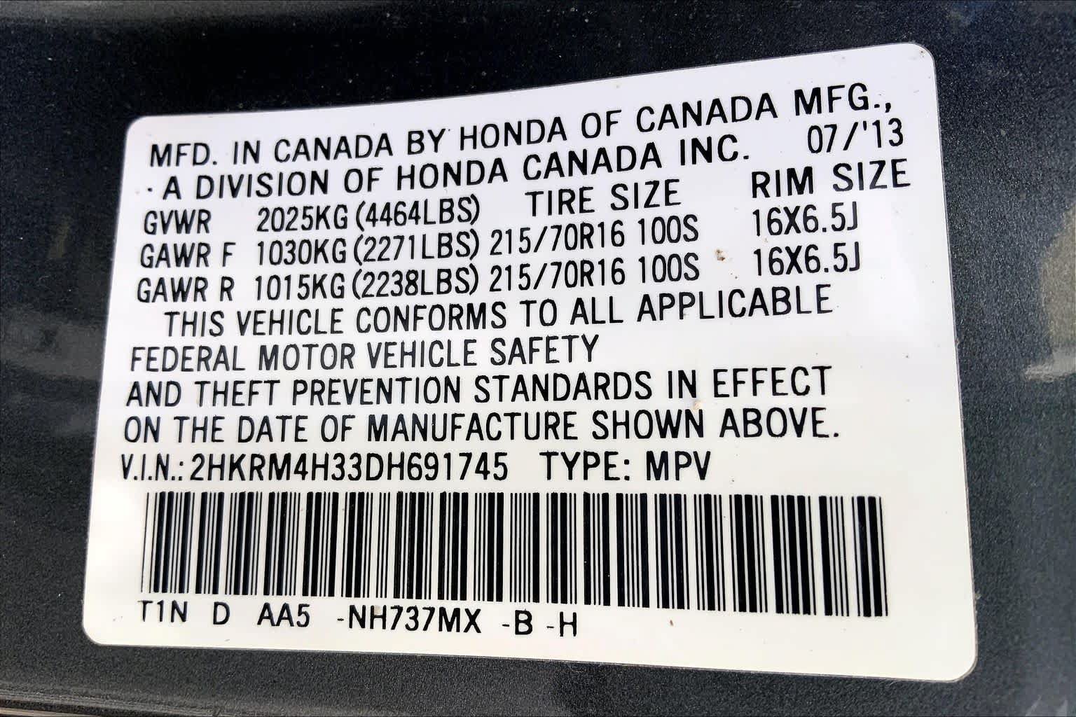 Used 2013 Honda CR-V LX image 33
