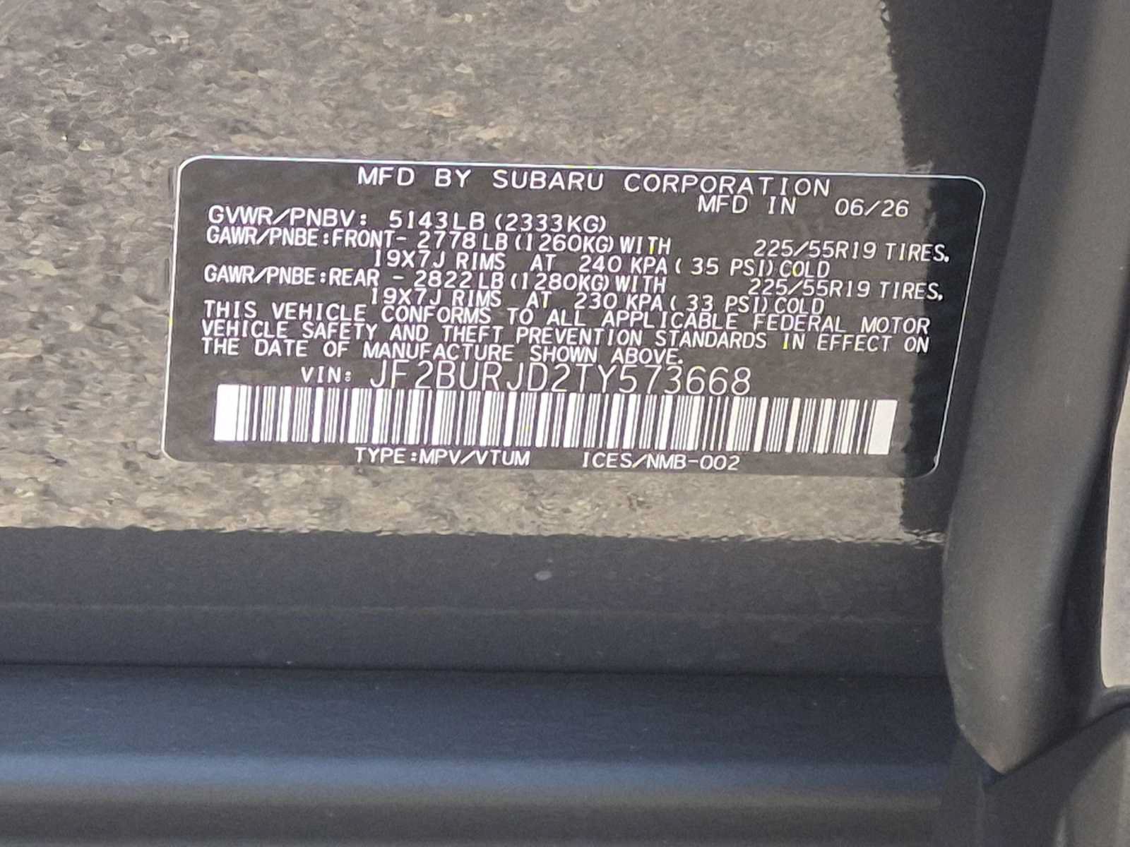 New 2026 Subaru Outback Touring XT AWD/4WD image 33