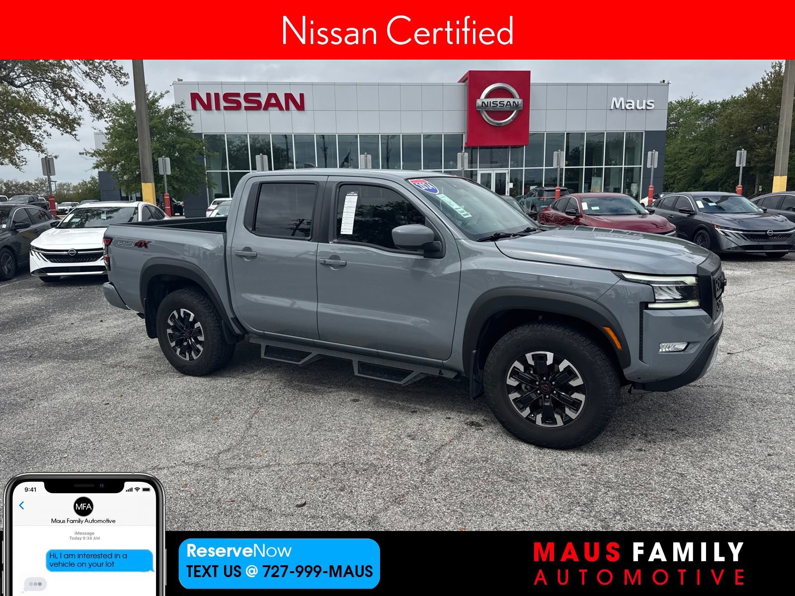 Certified 2024 Nissan Frontier PRO-4X w/ Technology Package