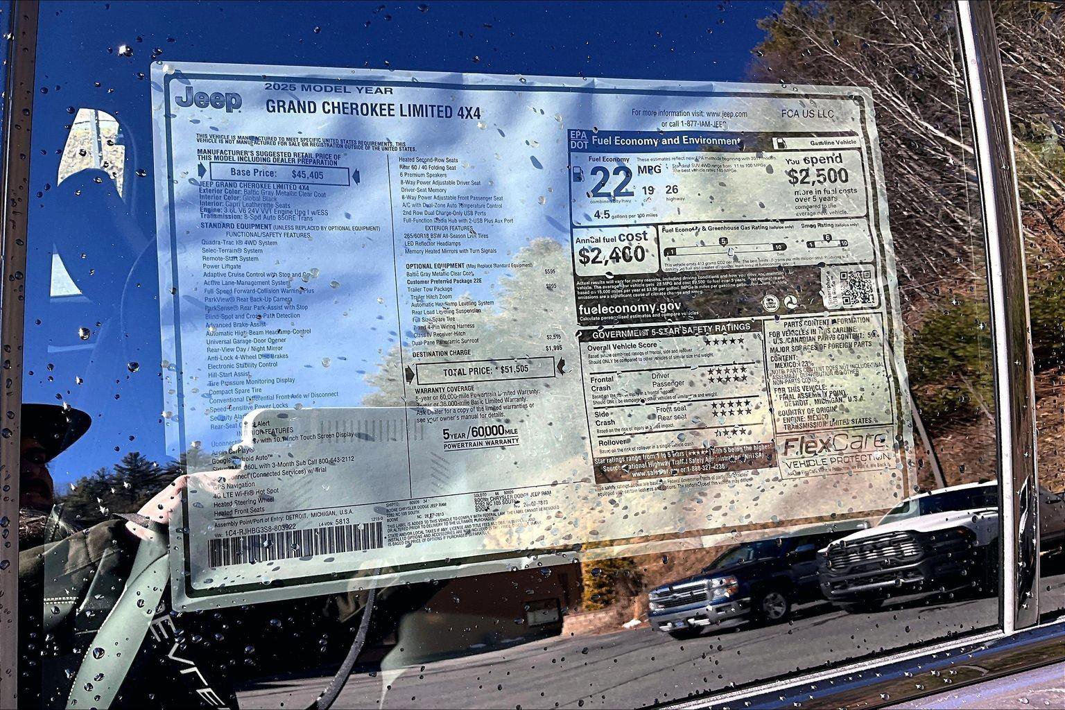 New 2025 Jeep Grand Cherokee Limited w/ Trailer Tow Package image 15