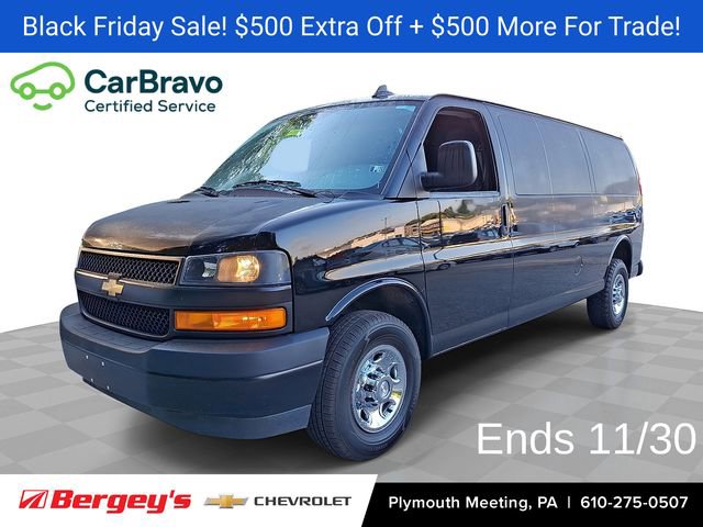 Certified 2023 Chevrolet Express 3500 Extended w/ Driver Convenience Package