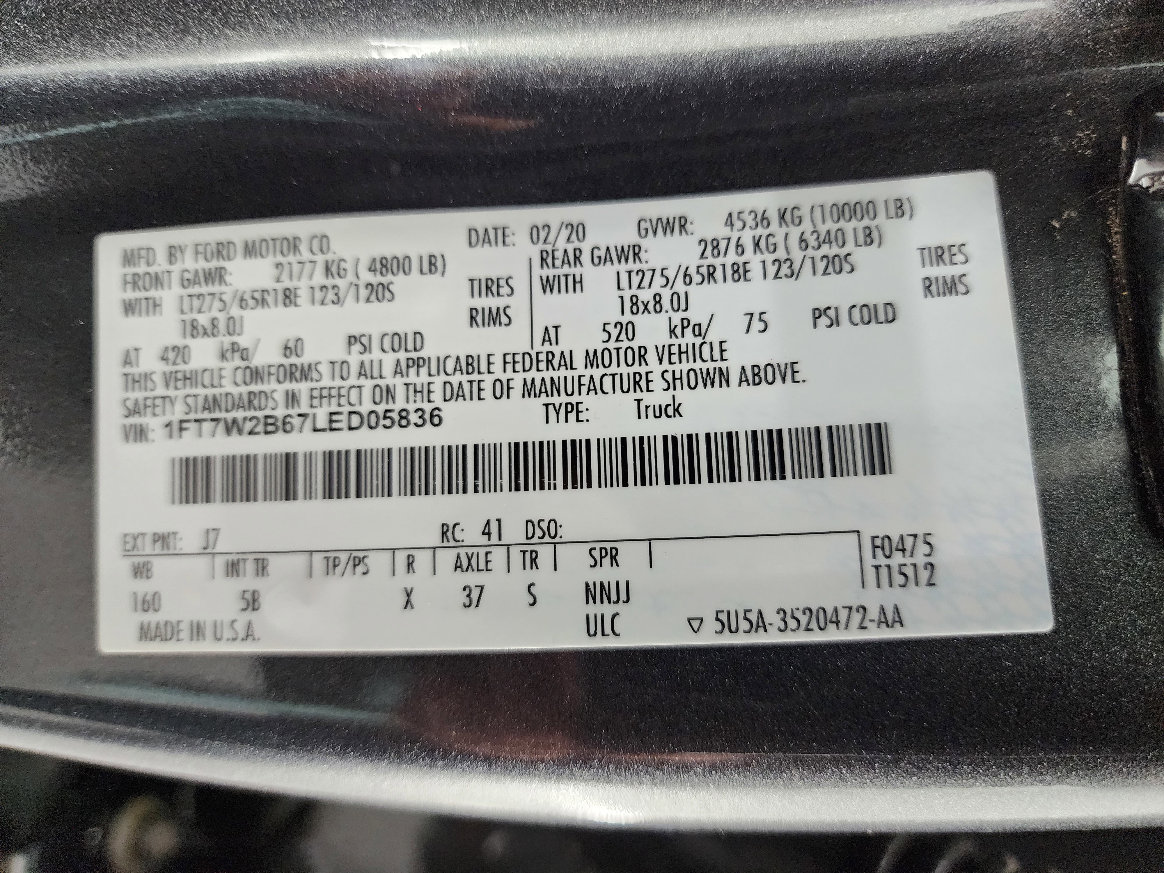 Used 2020 Ford F250 Lariat w/ Lariat Value Package image 55