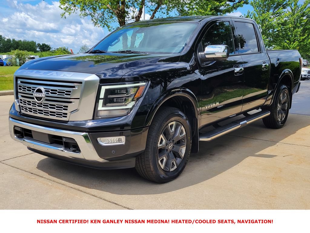 Certified 2023 Nissan Titan Platinum Reserve w/ Off Road Protection Package AWD/4WD image 8
