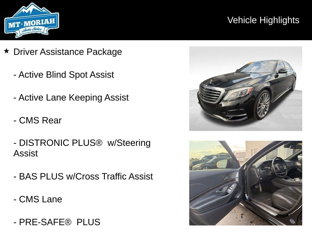 Used 2015 Mercedes-Benz S 550 Sedan image 8