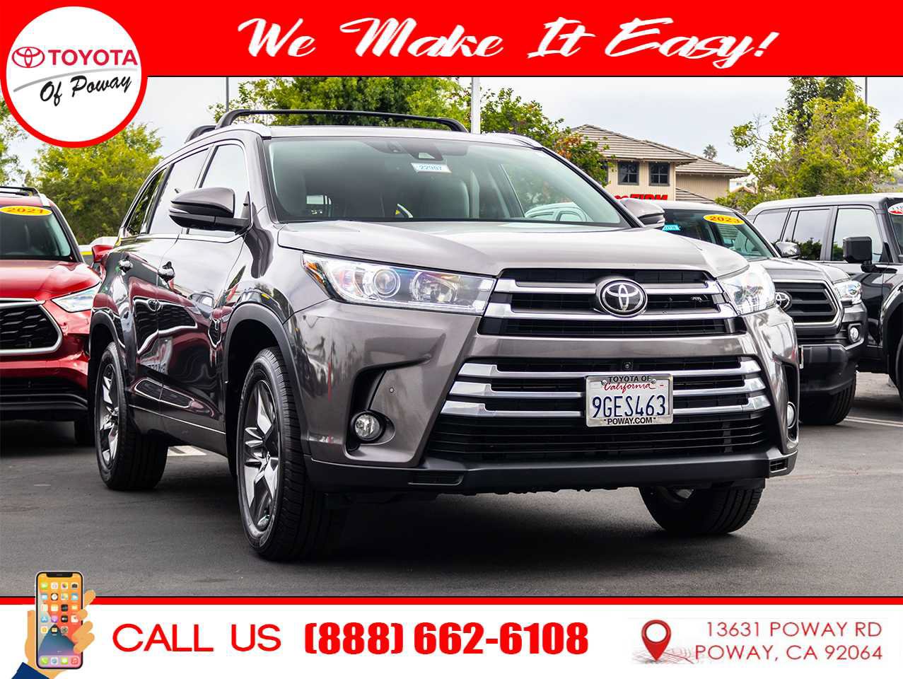 Certified 2017 Toyota Highlander Limited Platinum