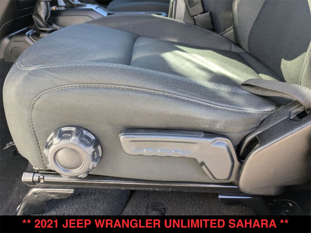 Used 2021 Jeep Wrangler Unlimited Sahara w/ Uconnect 4C Nav & Sound Group image 22