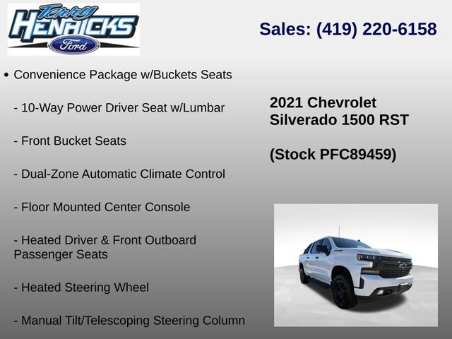Used 2021 Chevrolet Silverado 1500 RST w/ Redline Edition AWD/4WD image 12