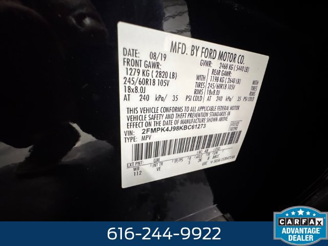Used 2019 Ford Edge SEL w/ Equipment Group 201A AWD/4WD image 27