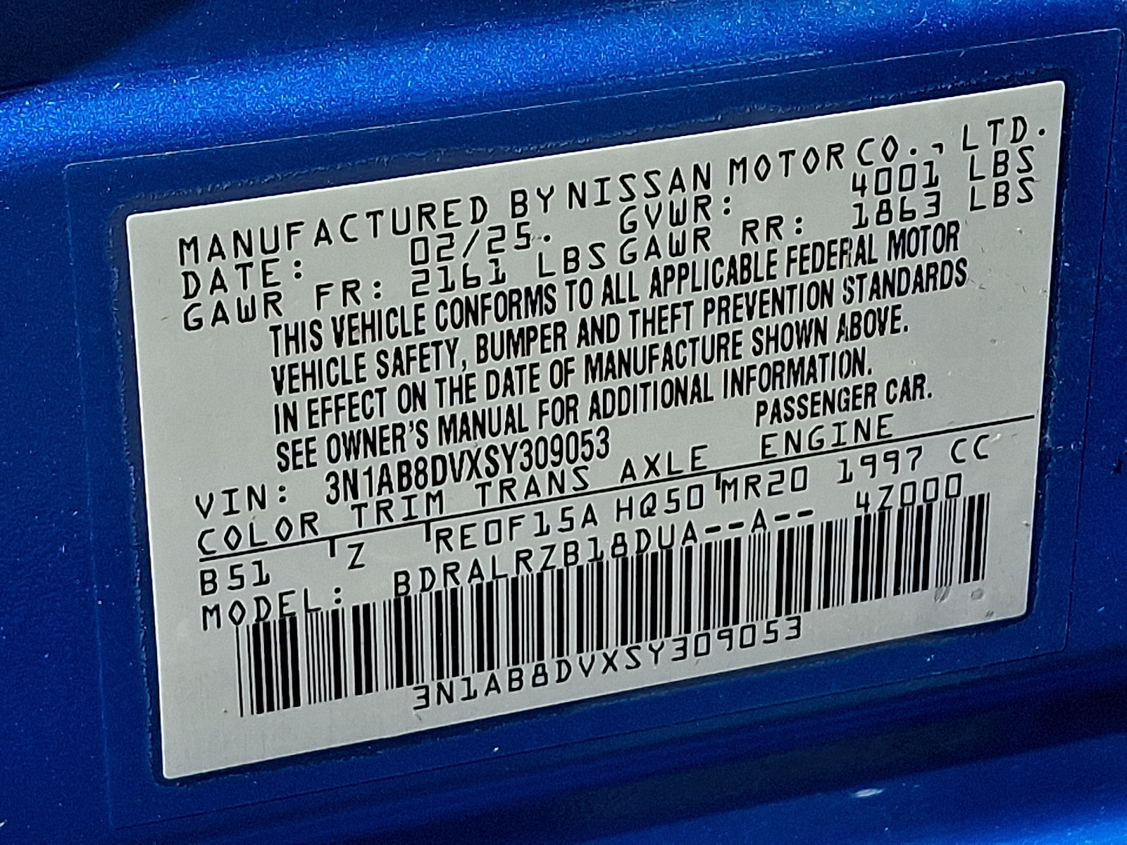 Used 2025 Nissan Sentra SR FWD image 27