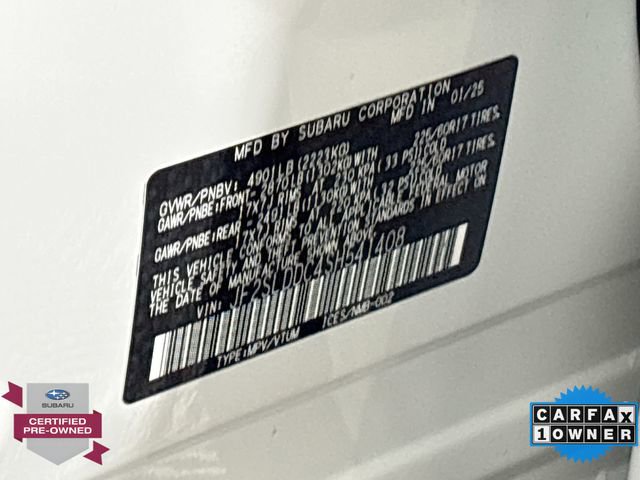 Certified 2025 Subaru Forester Premium image 33