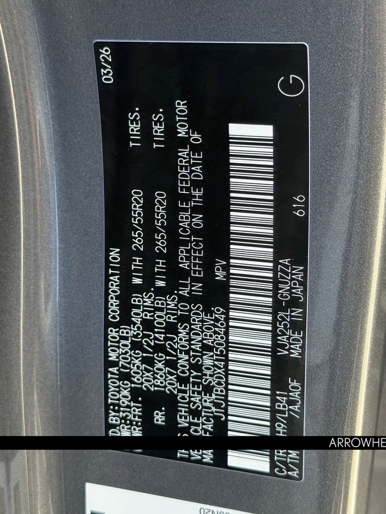 Used 2026 Lexus GX 550 w/ Accessory Package (31) AWD/4WD image 37