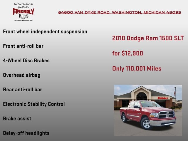 Used 2010 Dodge Ram 1500 Truck SLT w/ Remote Start & Security Group AWD/4WD image 20