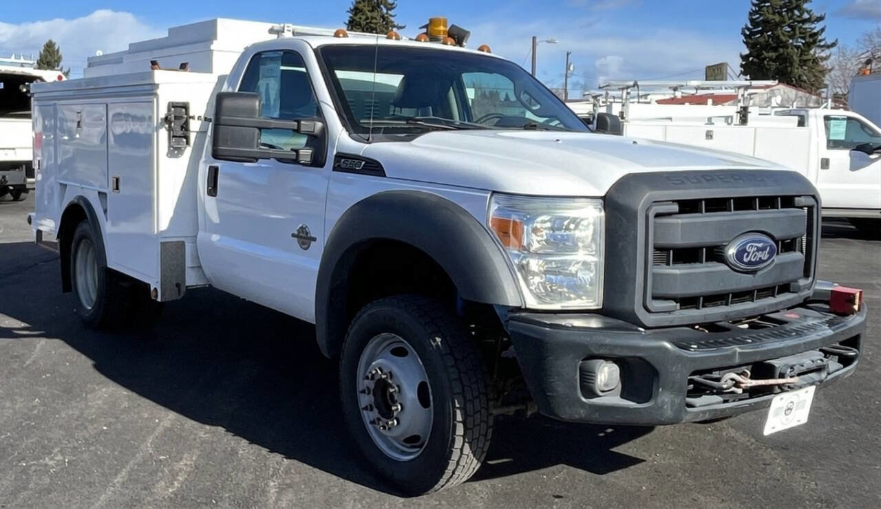 Used 2012 Ford F550 4x4 Regular Cab Super Duty w/ Payload Upgrade Pkg image 4