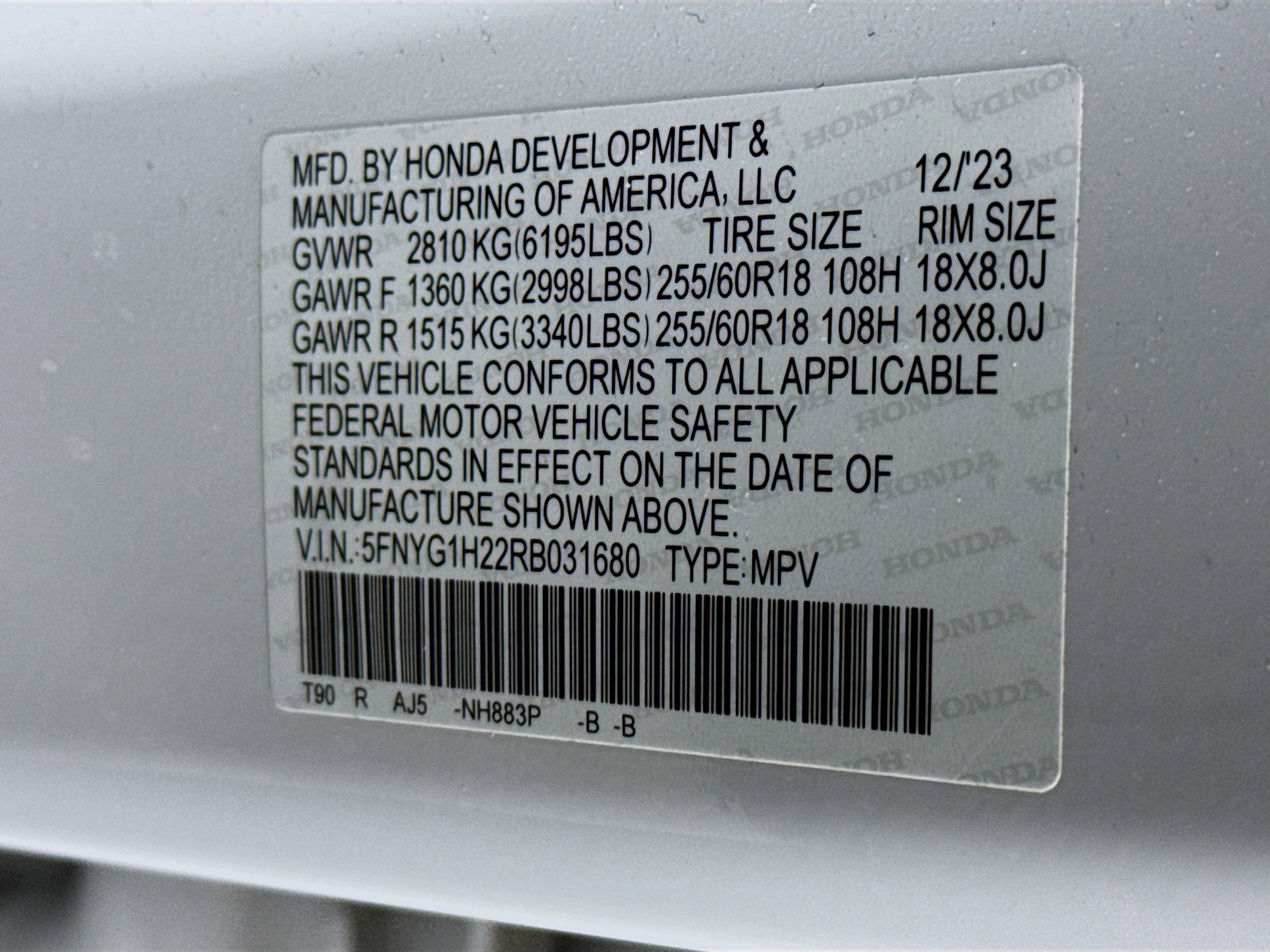 Used 2024 Honda Pilot LX image 37