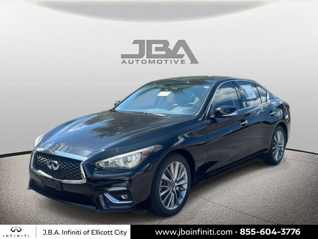 Used 2023 INFINITI Q50 Luxe w/ Cargo Package image 1