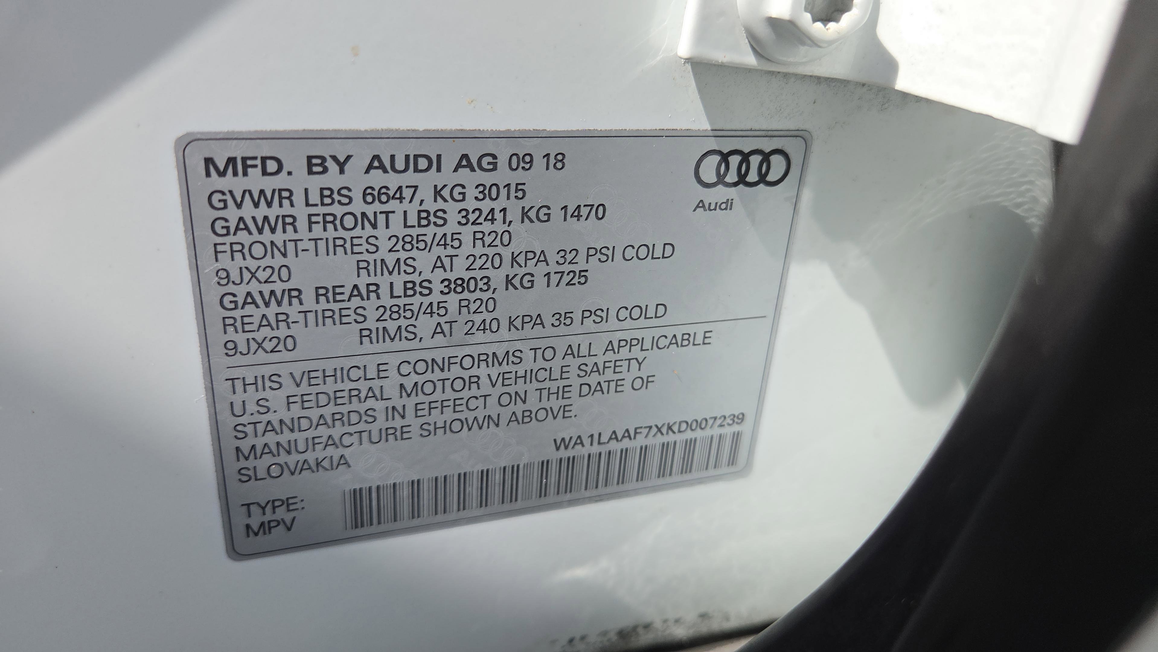 Used 2019 Audi Q7 3.0T Premium Plus w/ Premium Plus Package image 14