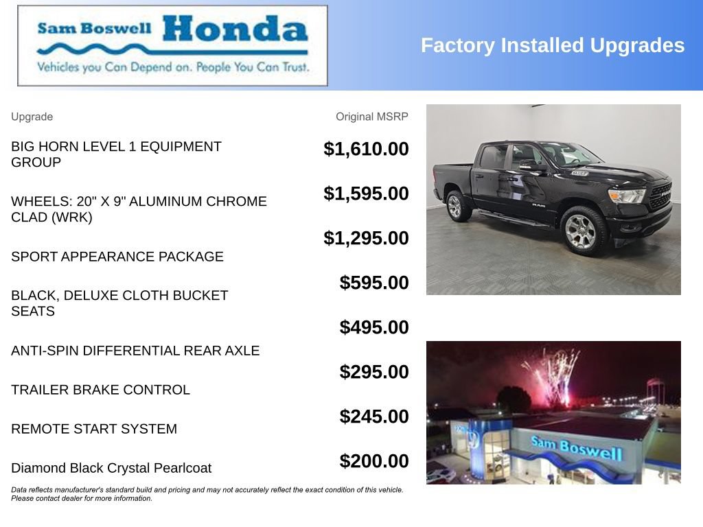 Used 2022 RAM 1500 Big Horn AWD/4WD image 4