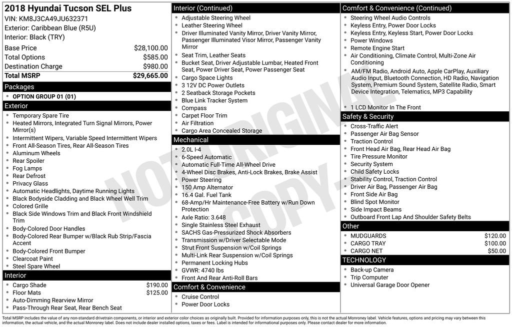 Used 2018 Hyundai Tucson SEL Plus image 10