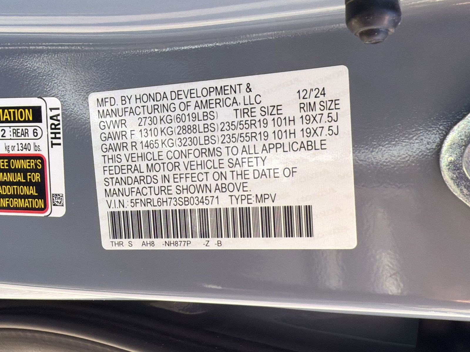 Used 2025 Honda Odyssey Sport-L image 19