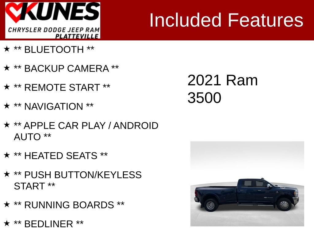Used 2021 RAM 3500 Limited AWD/4WD image 2