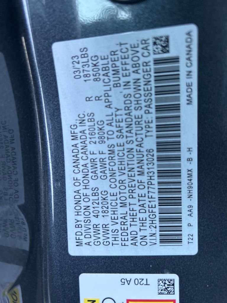 Used 2023 Honda Civic EX image 44