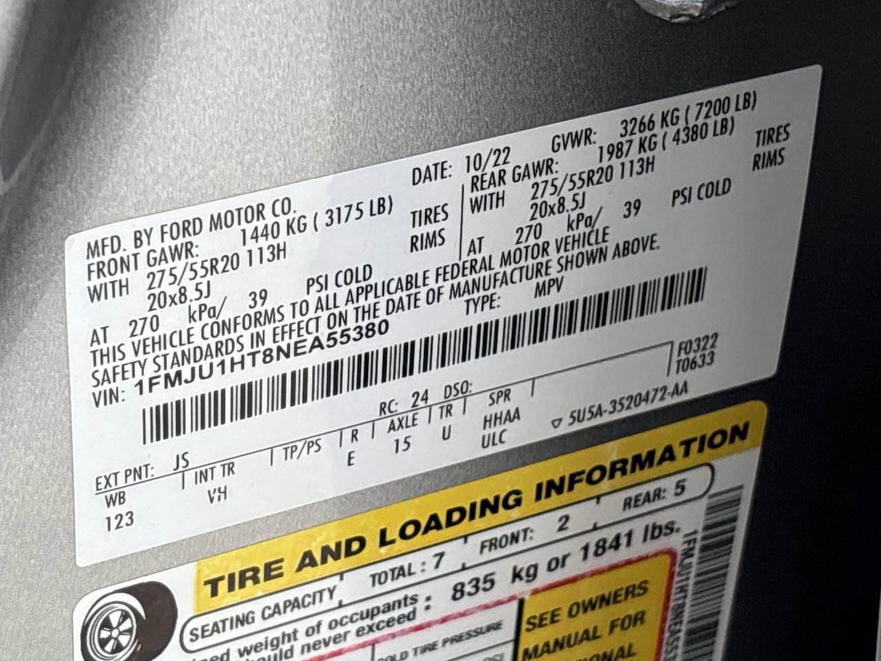 Certified 2022 Ford Expedition XLT RWD image 36