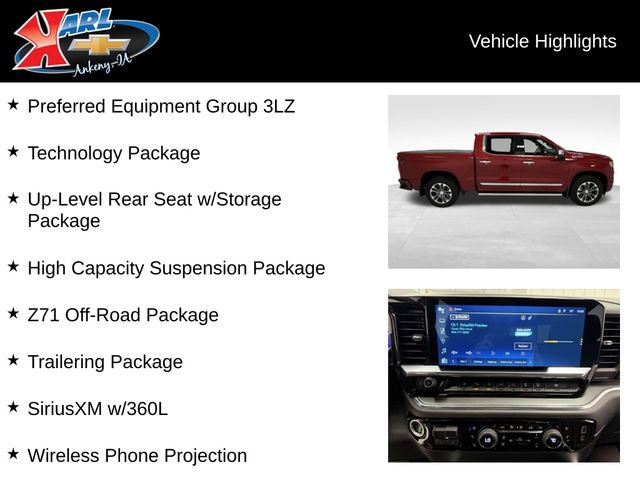 Certified 2023 Chevrolet Silverado 1500 High Country w/ Technology Package AWD/4WD image 2