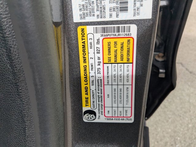 Used 2018 Ford Fusion SE w/ Fusion SE Technology Package image 15