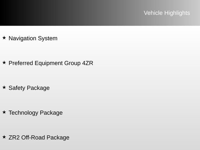 Certified 2024 Chevrolet Colorado ZR2 w/ Technology Package AWD/4WD image 18