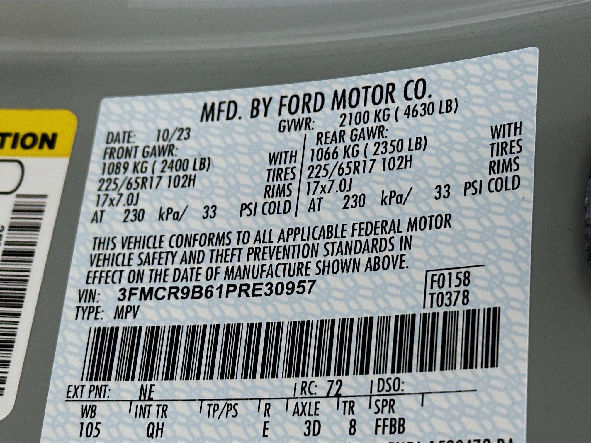 Used 2023 Ford Bronco Sport Big Bend AWD/4WD image 12