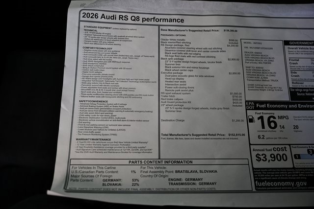 New 2026 Audi RS Q8 performance image 49